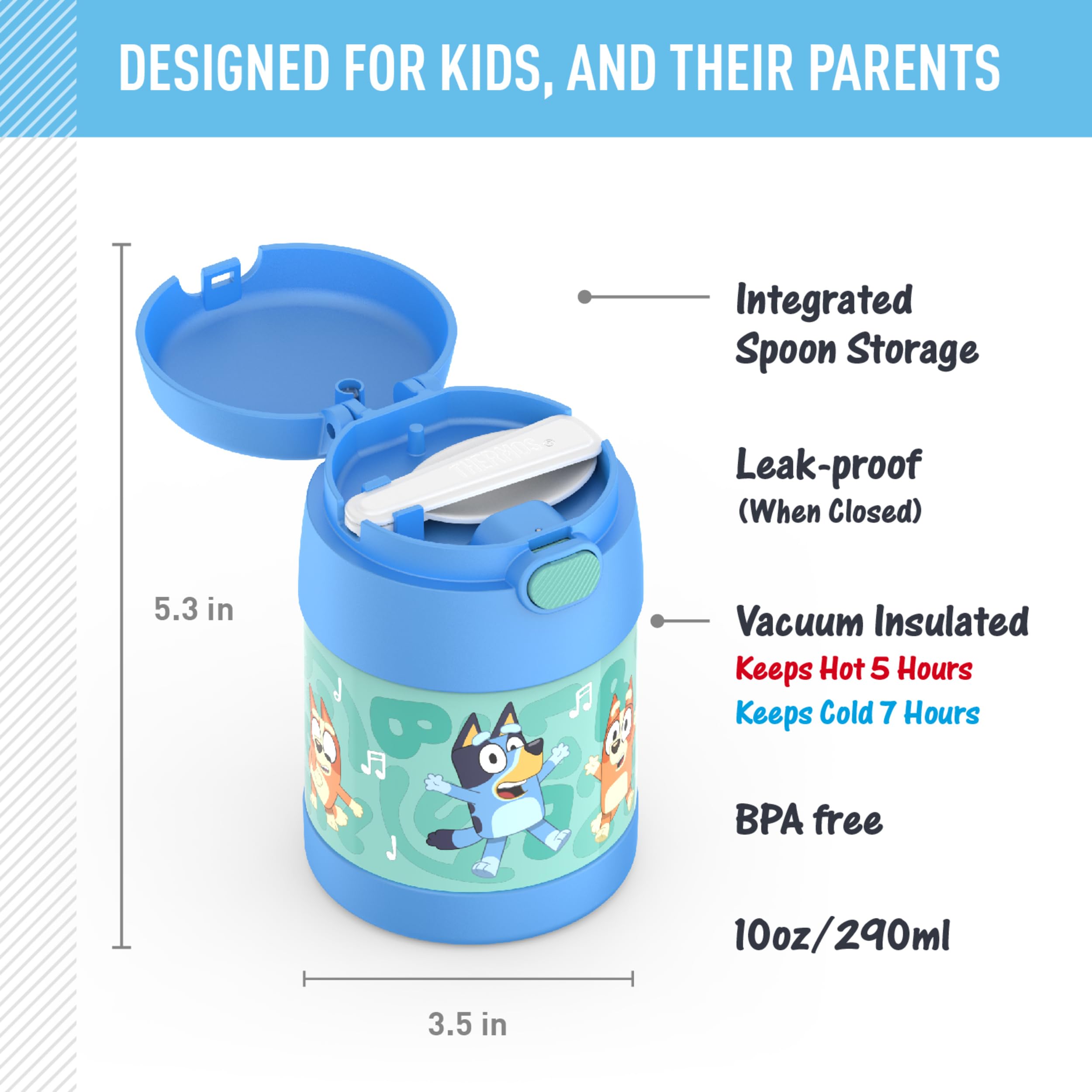 Foto 3 pulgar | Tarro Aislante Para Alimentos Thermos Funtainer De 300 Ml Con Cuchara Plegable - Venta Internacional.