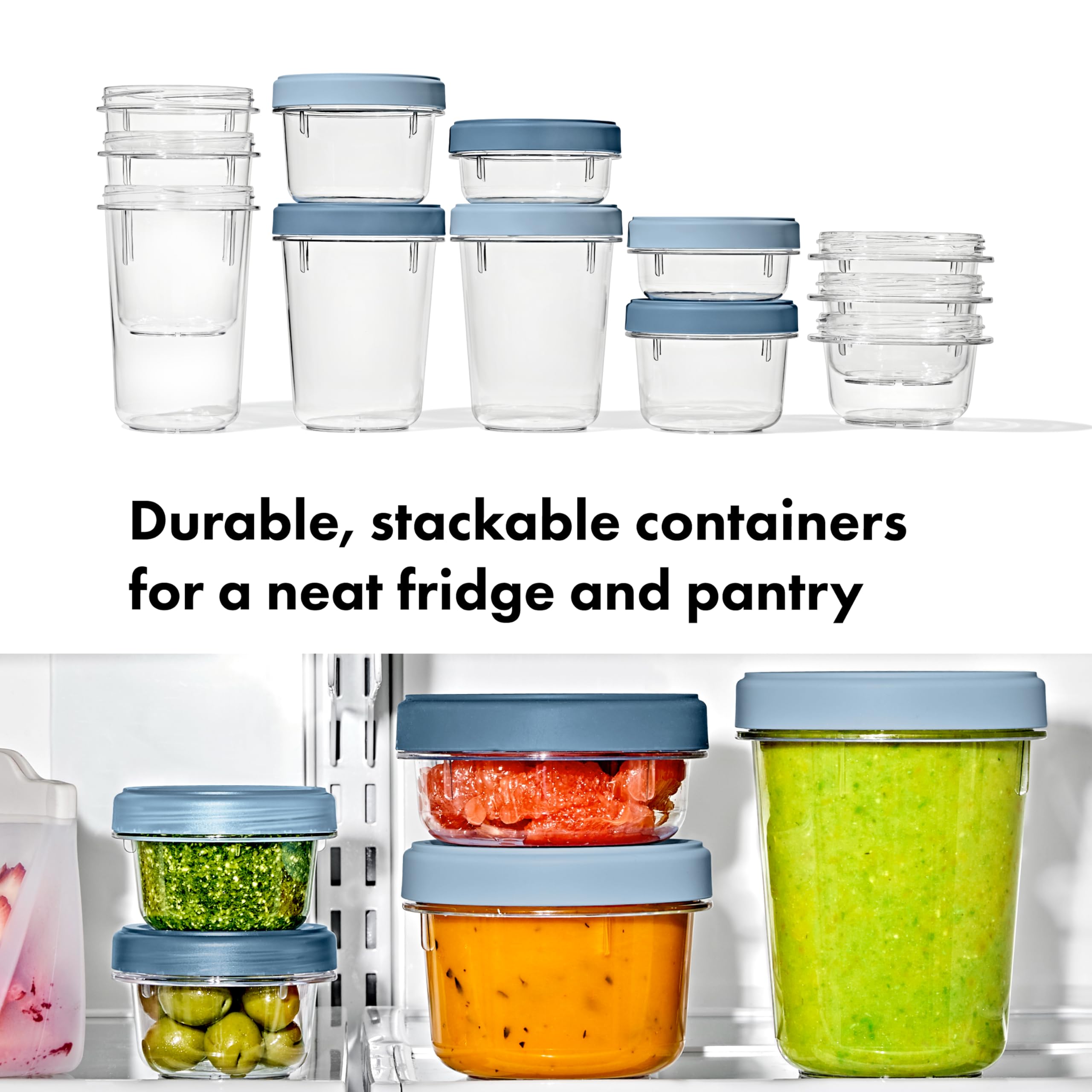 Foto 3 pulgar | Contenedor Oxo Good Grips Twist & Stack De 600 Ml  Paquete De 2 - Venta Internacional.