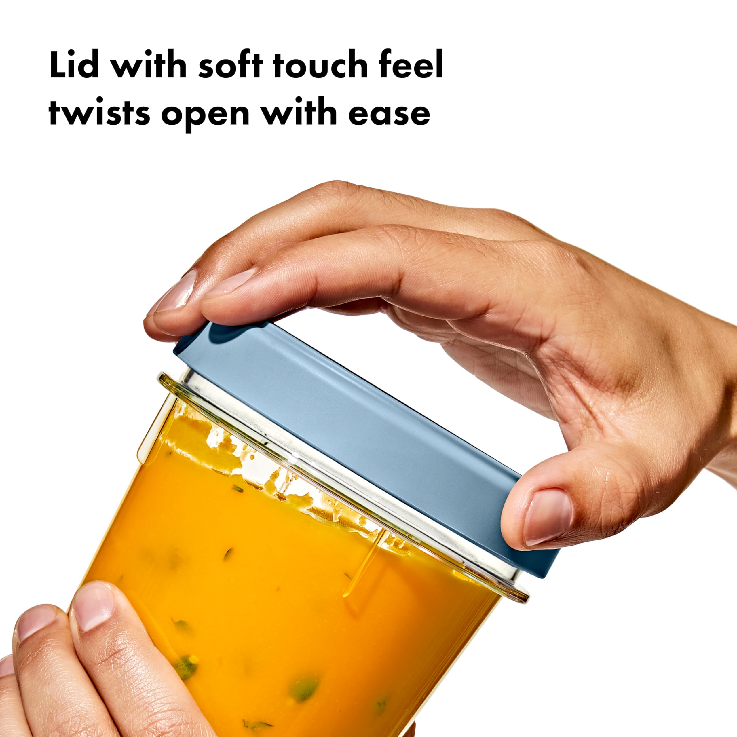Foto 6 pulgar | Contenedor Oxo Good Grips Twist & Stack De 600 Ml  Paquete De 2 - Venta Internacional.
