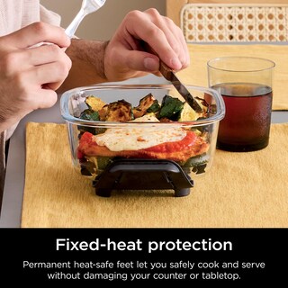 Foto 7 | Recipientes De Vidrio Ninja Tempware De 6 Tazas Paquete De 2 Para Preparar Comidas - Venta Internacional.