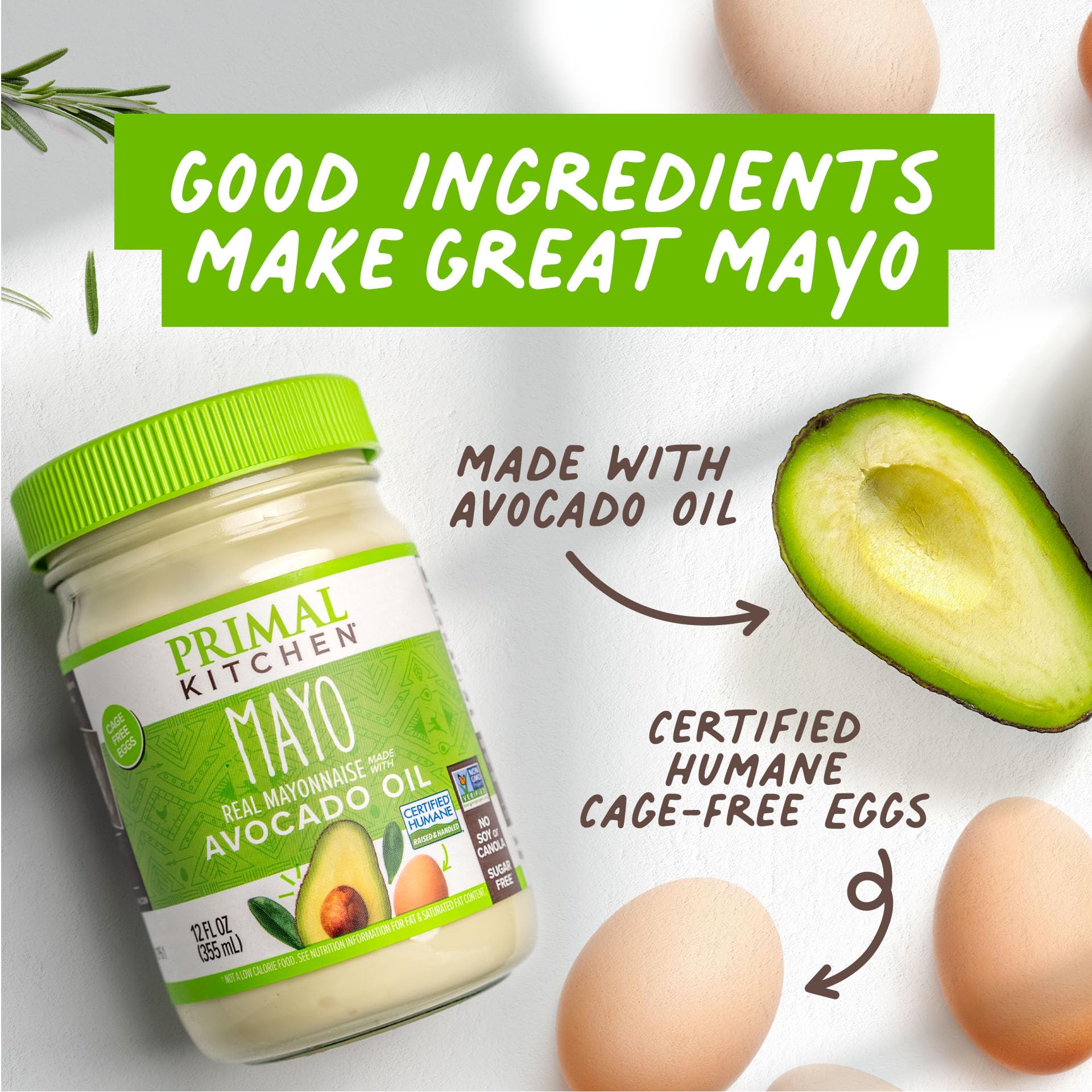 Foto 3 | Aceite De Aguacate Mayonesa Primal Kitchen 500 Ml - Venta Internacional.