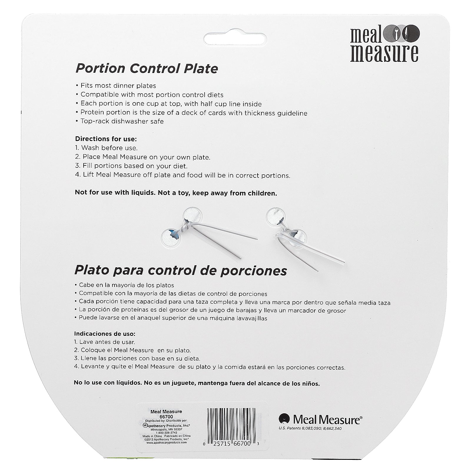 Foto 3 pulgar | Plato De Control De Porciones Flents Meal Meal Meal Meal Meal Meal Me - Venta Internacional.