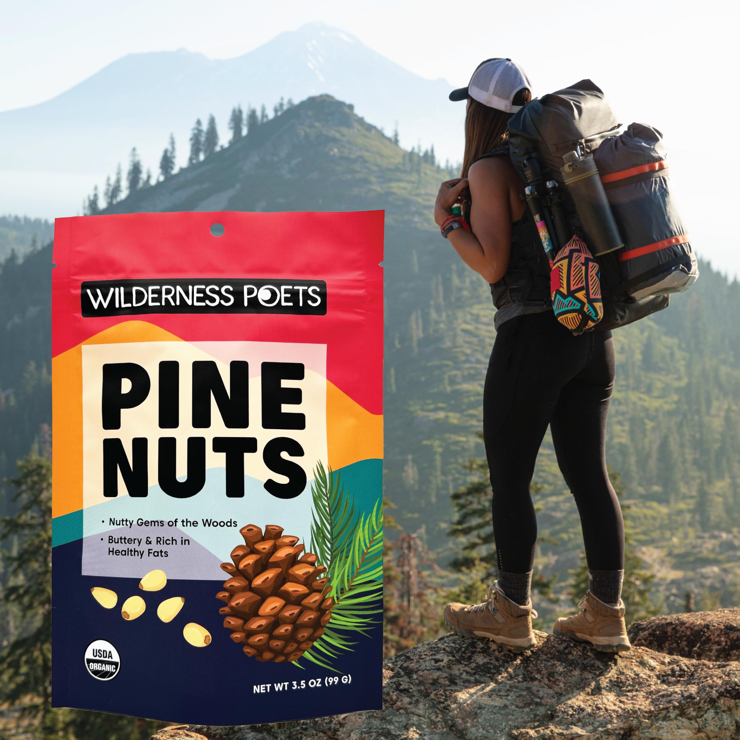 Foto 7 pulgar | Pine Nuts Wilderness Poets  Crema Orgánica  Fresca Y Dulce  100 Ml - Venta Internacional.