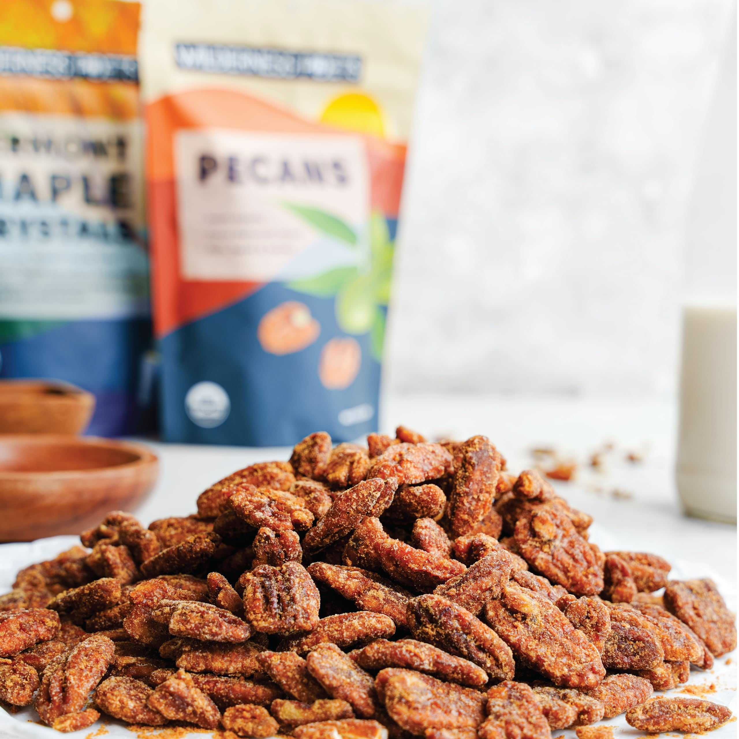 Foto 6 pulgar | Pecan Halves Wilderness Poets Fancy Mammoth Organic 227 G - Venta Internacional.