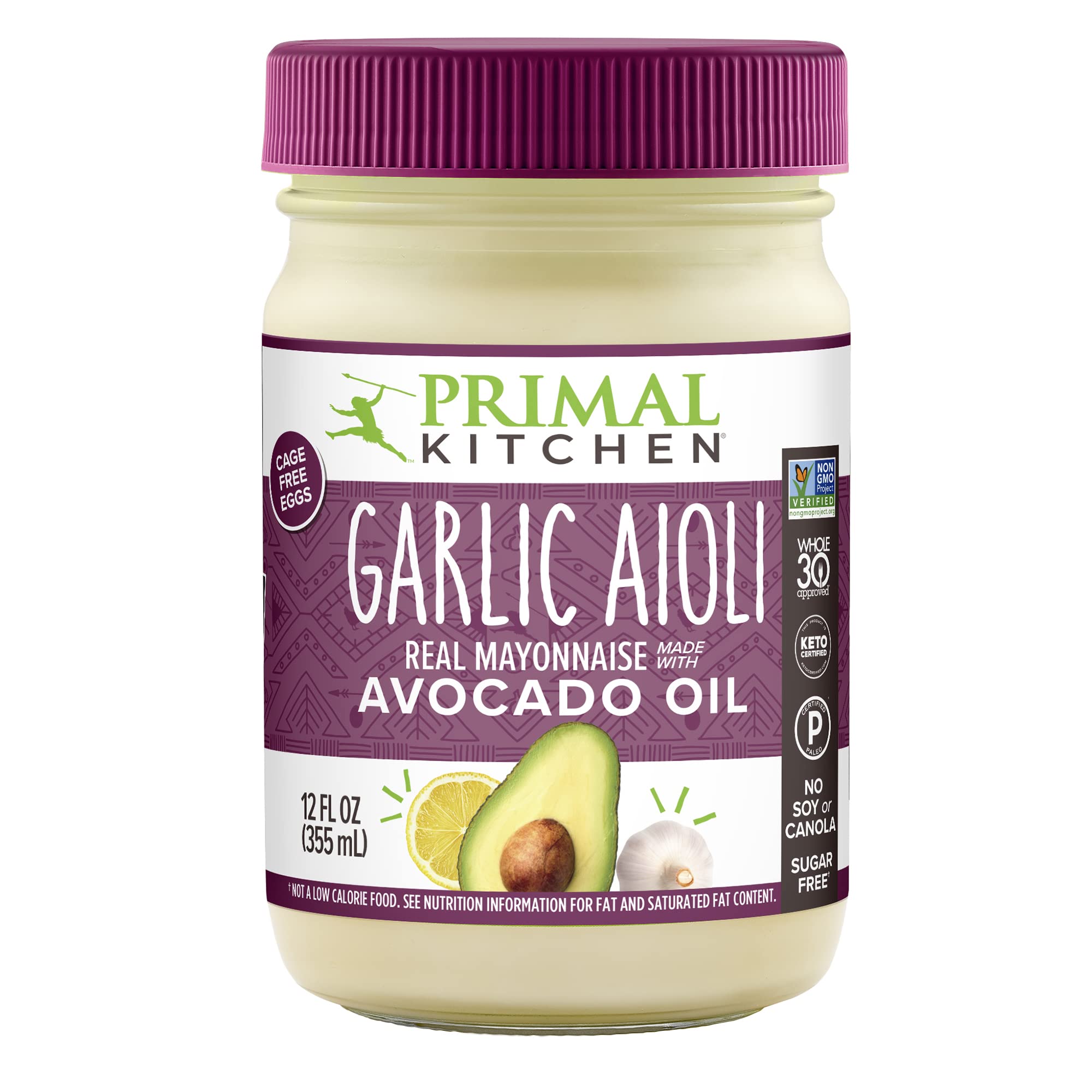Foto 2 pulgar | Mayonesa Primal Kitchen  Alioli De Ajo  Aceite De Aguacate  350 Ml - Venta Internacional.