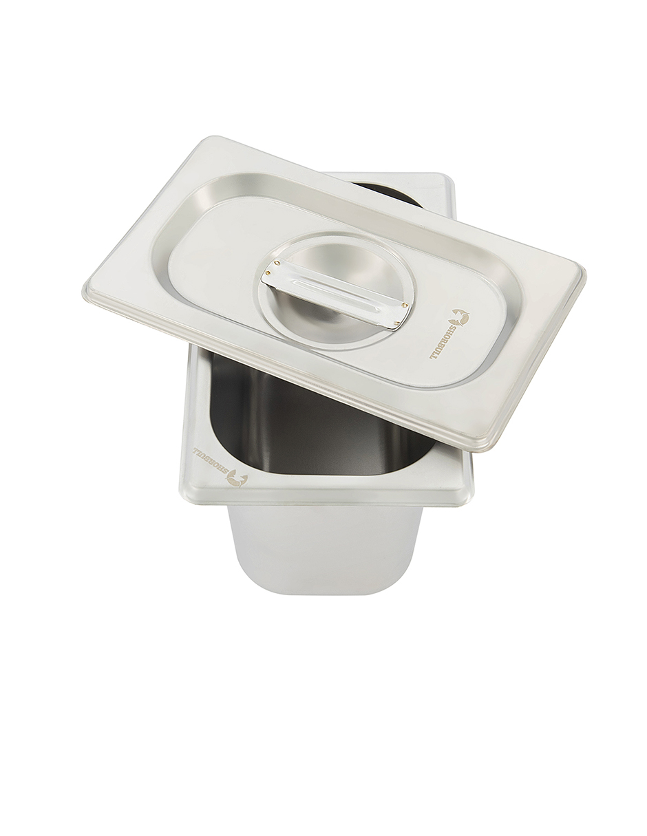 Foto 5 pulgar | Inserto Shorbull Acero Inoxidable 1/9 Con Tapa 15cm