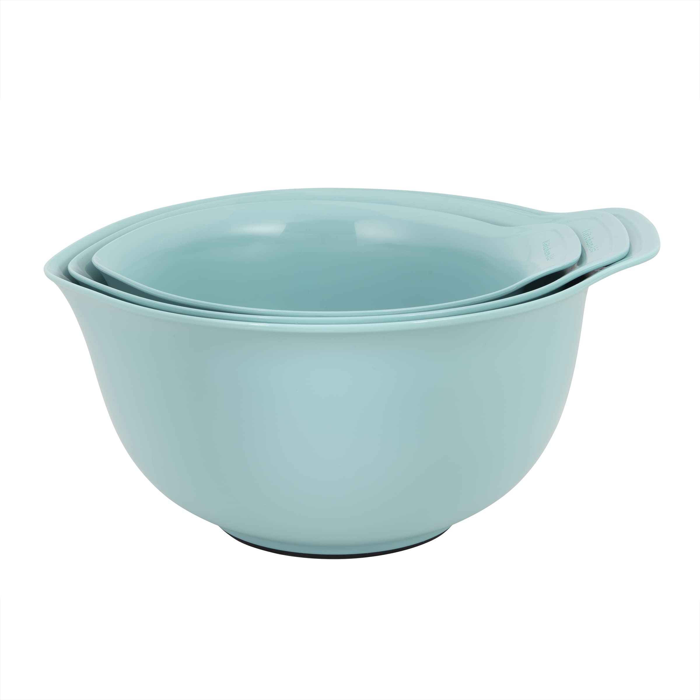 Foto 1 | Juego De 3 Tazones De Plástico Para Mezclar Kitchenaid  Universales  Anidados - Venta Internacional.