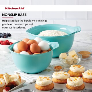 Foto 5 | Juego De 3 Tazones De Plástico Para Mezclar Kitchenaid Universales Anidados - Venta Internacional.