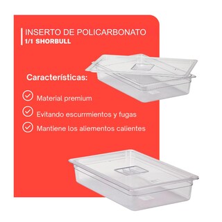 Foto 4 | Inserto Shorbull Policarbonato 1/1 con Tapa 15 cm