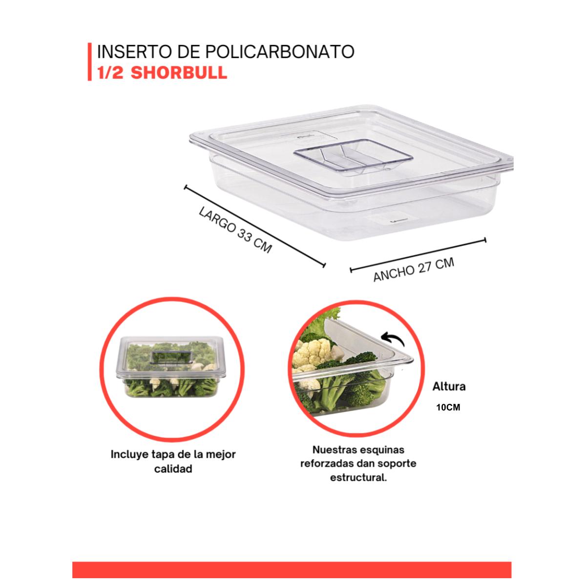 Foto 4 | Inserto Shorbull Policarbonato 1/2 con Tapa 10 cm