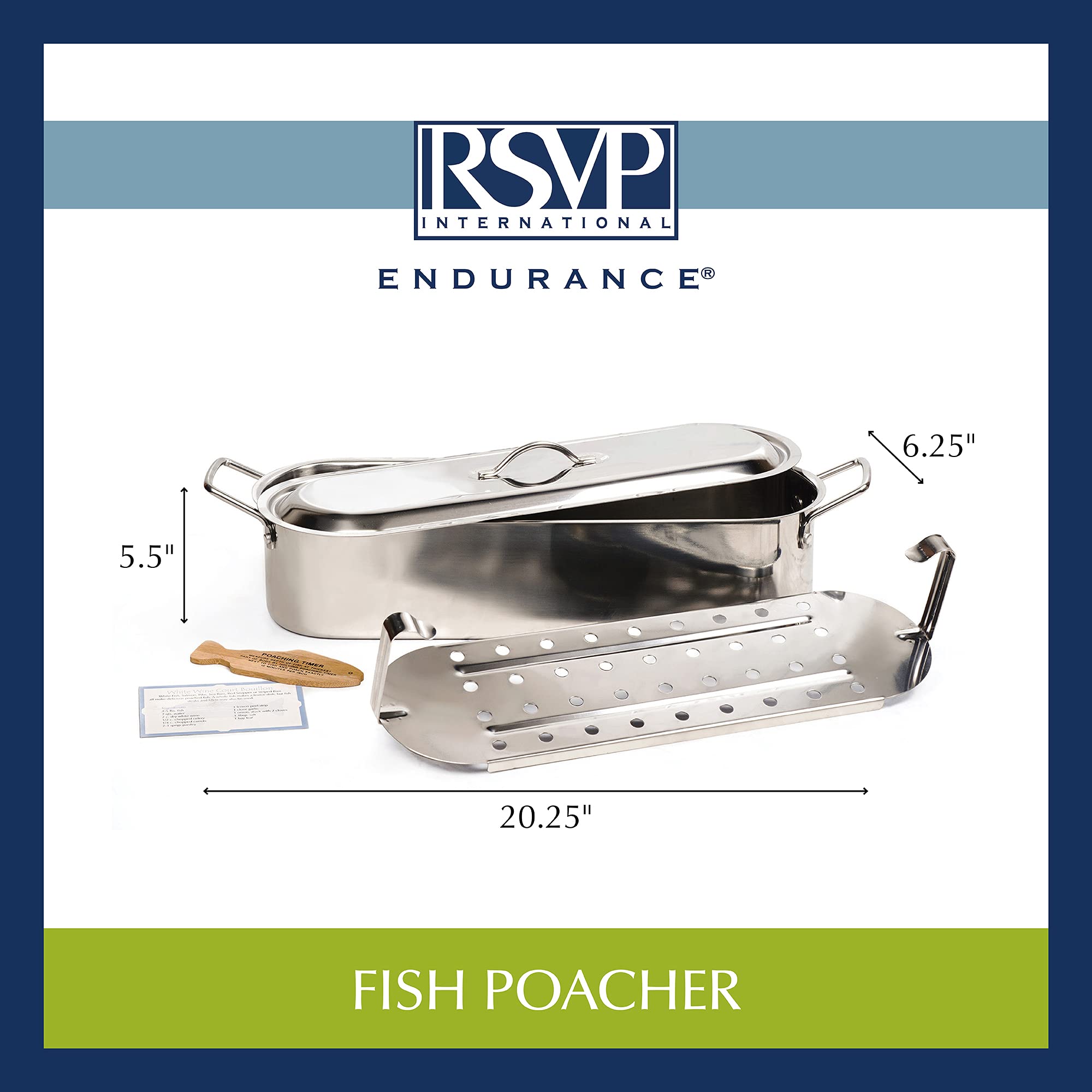 Foto 8 pulgar | Set De Caza Furtiva De Pescado Rsvp International Endurance 45 Cm Ss - Venta Internacional.