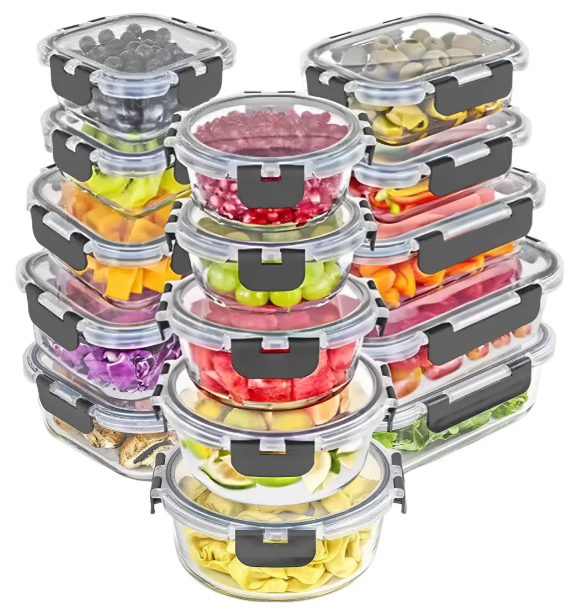 Foto 1 | Xtellar Premium Set De 15 Recipientes En Vidrio De Borosilicato Herméticos