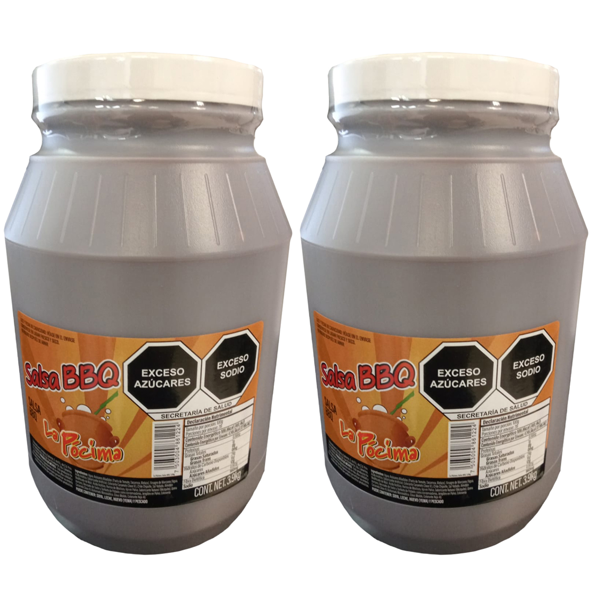 Salsa Bbq La Pócima 3.9kg 2pz