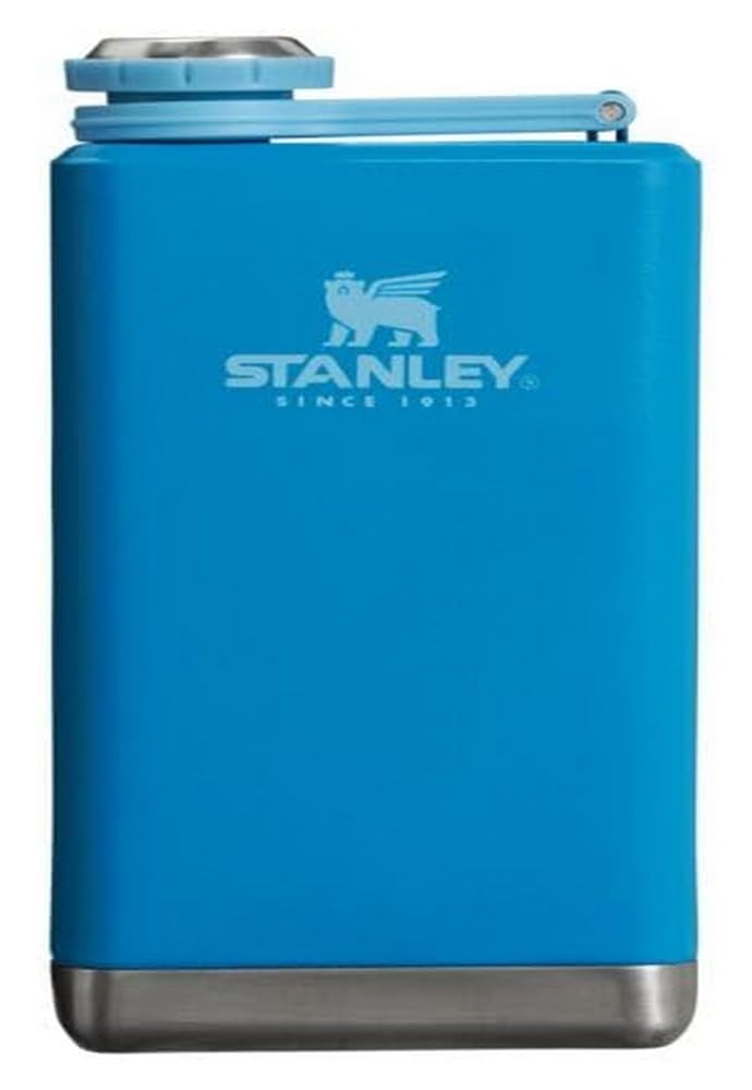 Flask Stanley Pre-party De Acero Inoxidable, 240 Ml, Color Azul - Venta Internacional.