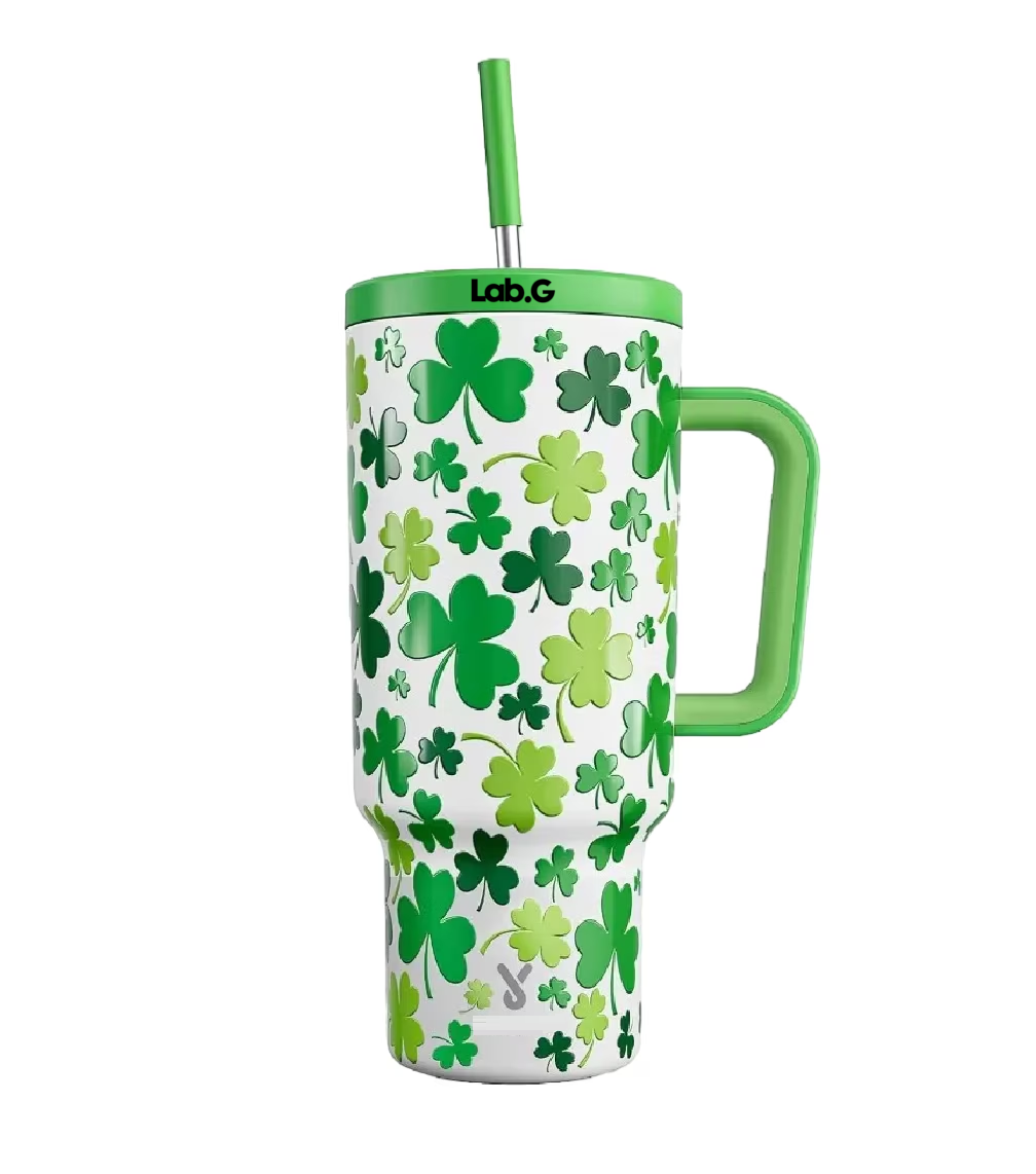 Foto 2 pulgar | Vaso Térmico Acero Inoxidable Calor/frío Dos Picos 40oz Verde