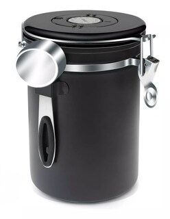 Foto 2 | Bote Para Café Hermética De Acero Inoxidable Negro + Termo Güish Gratis