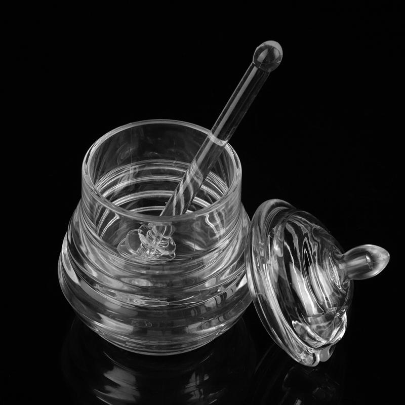 Foto 5 pulgar | Tarro De Miel Sanlin Beans Transparent Beehive 245 Ml Con Gotero - Venta Internacional.
