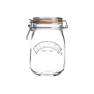 Foto 1 | Tarro De Cristal Kilner, Redondo, Con Tapa Abatible, 1 L - Venta Internacional.