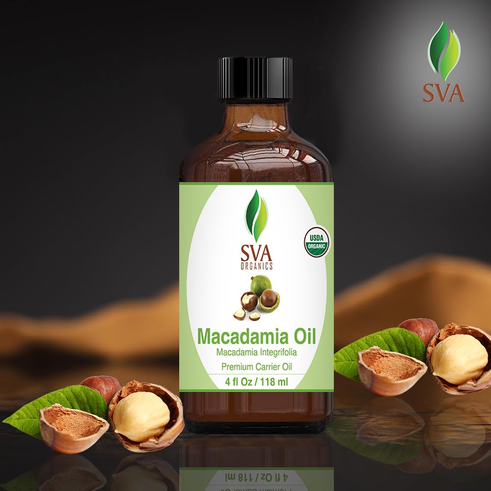 Foto 6 pulgar | Aceite De Semillas De Macadamia Orgánico Sva 120 Ml, 100% Natural, Prensado En Frío - Venta Internacional.