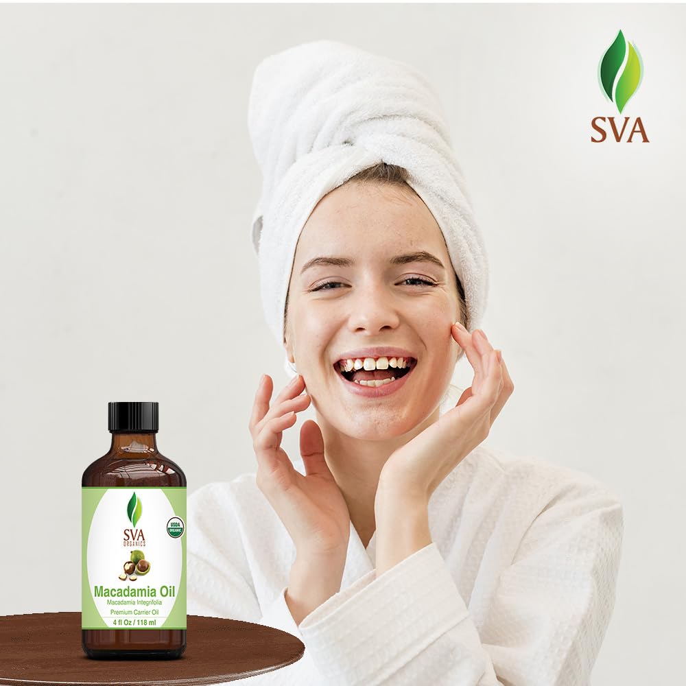 Foto 8 pulgar | Aceite De Semillas De Macadamia Orgánico Sva 120 Ml, 100% Natural, Prensado En Frío - Venta Internacional.