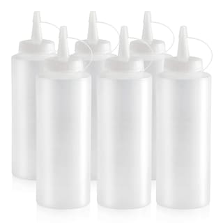 Foto 2 | Botella Squeeze New Star Restaurant Quality, 350 Ml, Juego De 6 Unidades, Transparente - Venta Internacional.