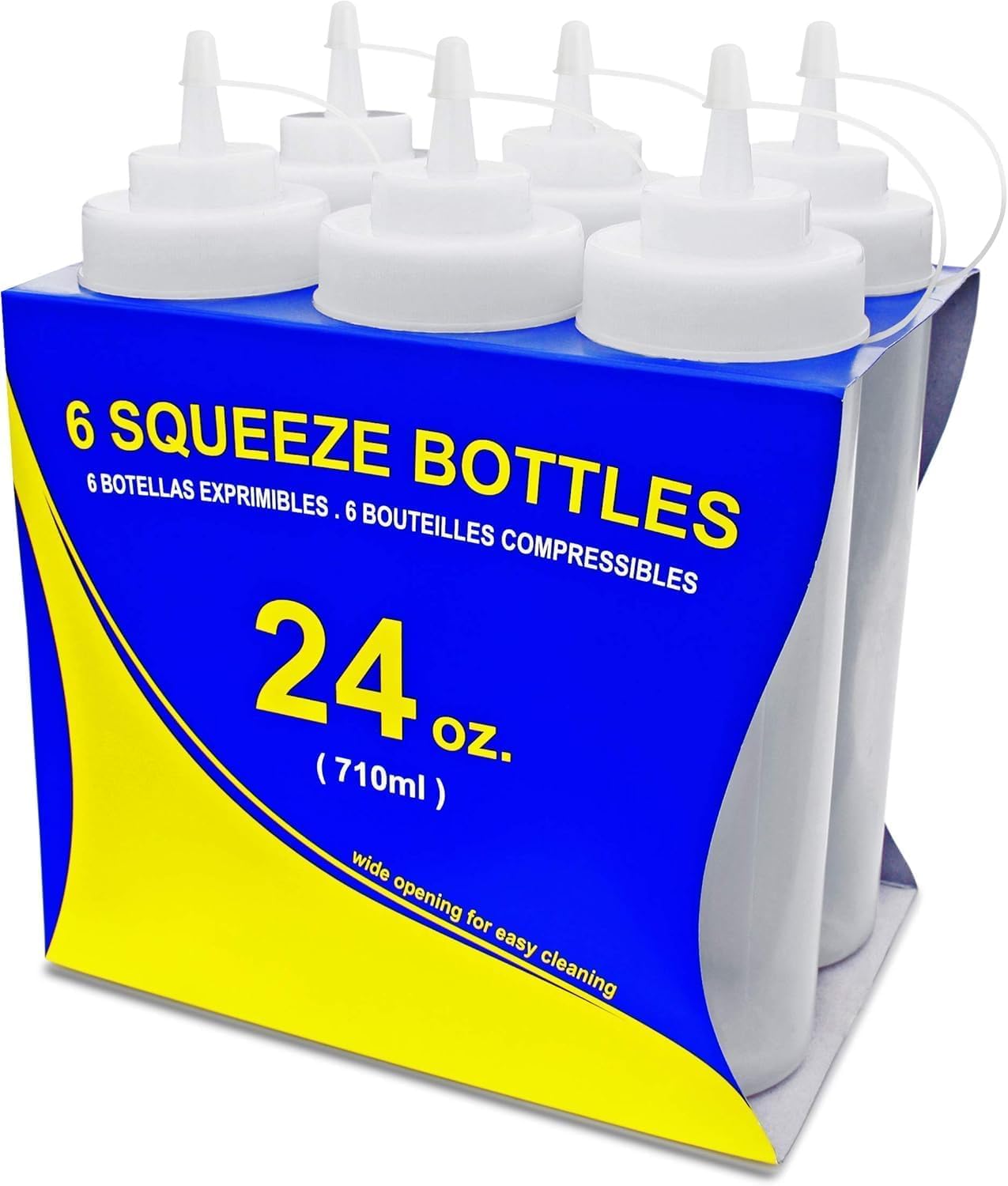 Foto 2 pulgar | Botellas Exprimibles New Star Foodservice 6 Piezas 710 ml-Venta Internacional