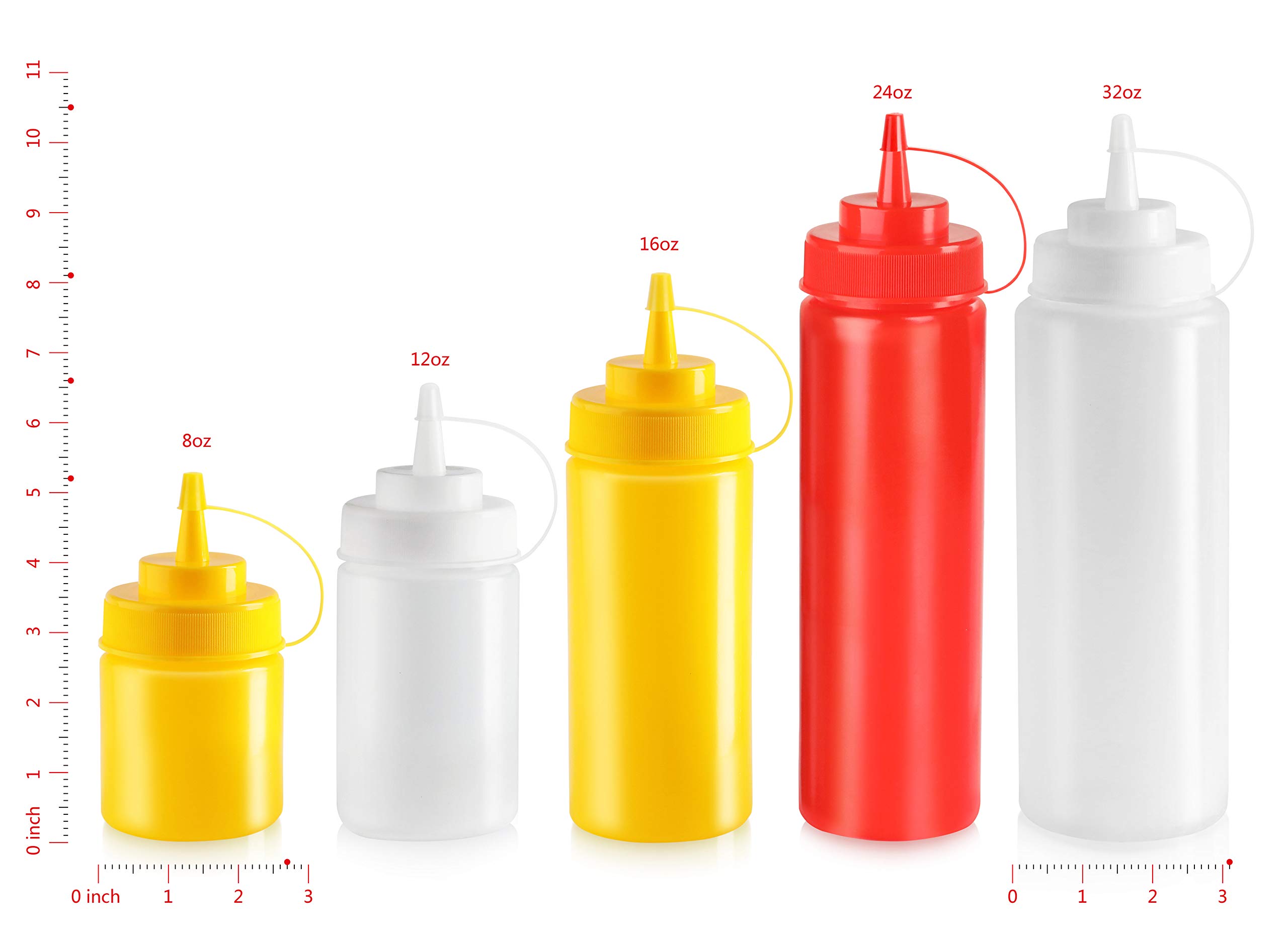 Foto 4 pulgar | Botellas Exprimibles New Star Foodservice 6 Piezas 710 ml-Venta Internacional