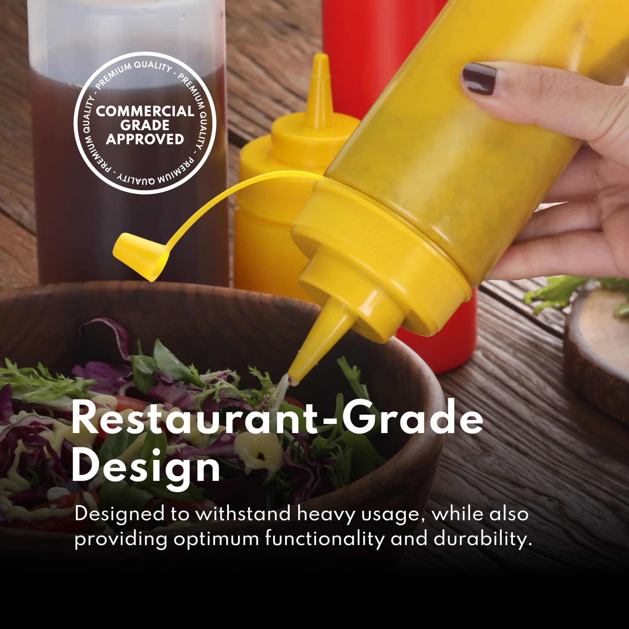 Foto 5 | Botellas Exprimibles New Star Foodservice 6 Piezas 710 ml-Venta Internacional
