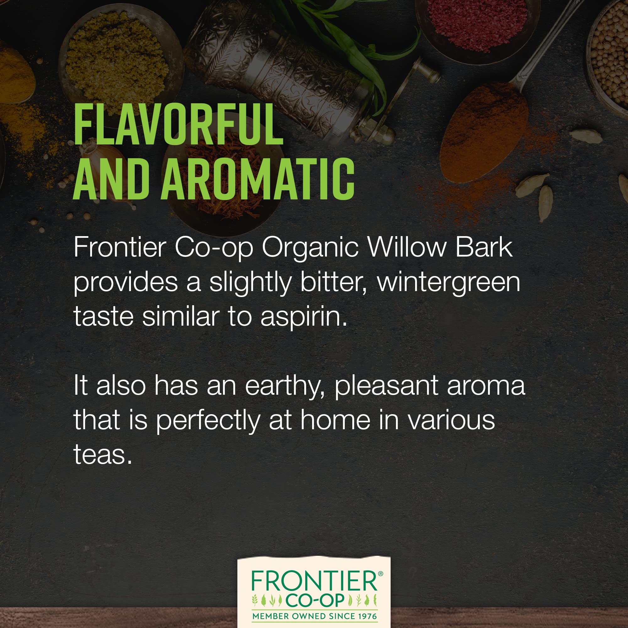 Foto 5 | Willow Bark Frontier Co-op Organic 454 G - Venta Internacional.