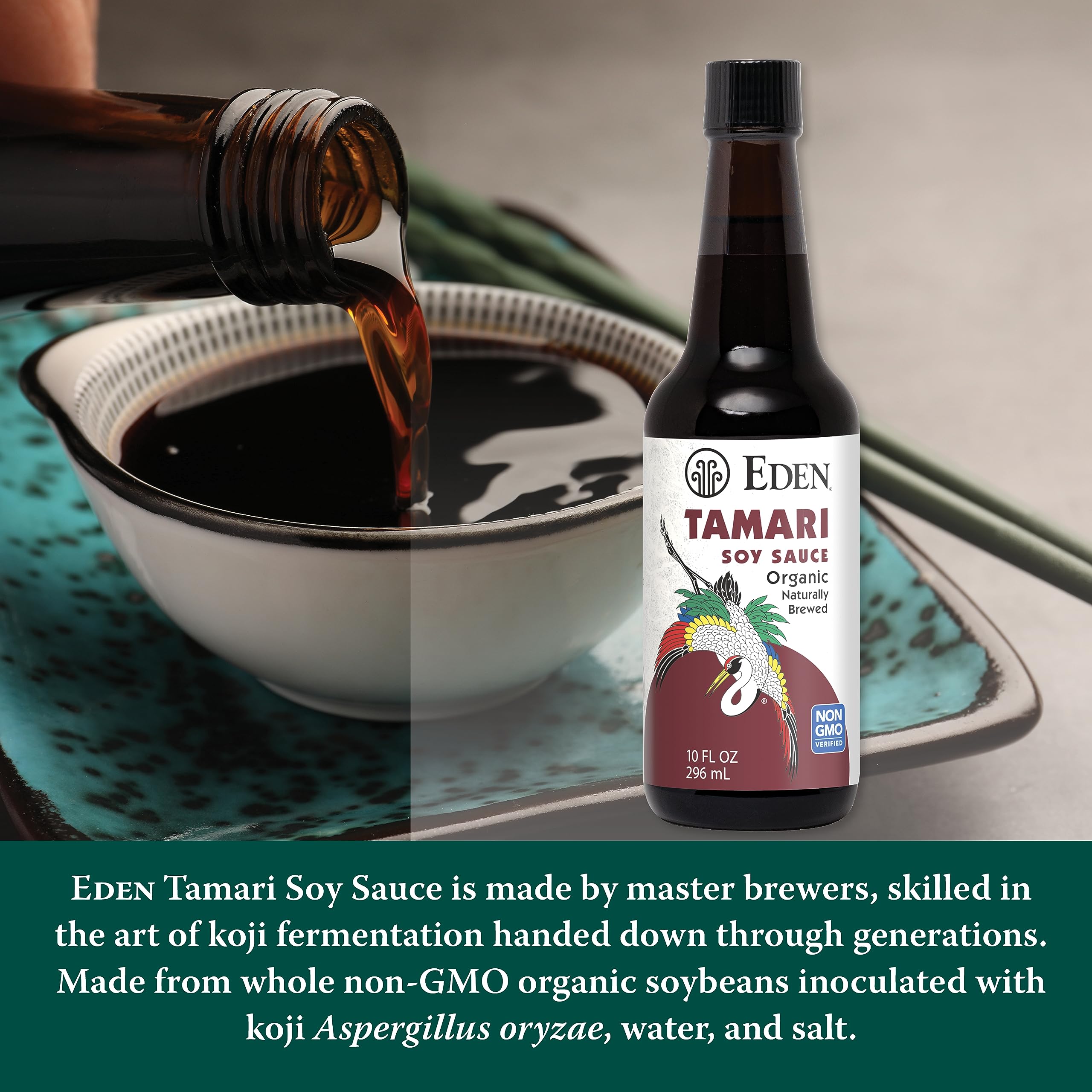 Foto 5 pulgar | Salsa De Soja Eden Organic Tamari Sin Gluten 300ml - Venta Internacional.