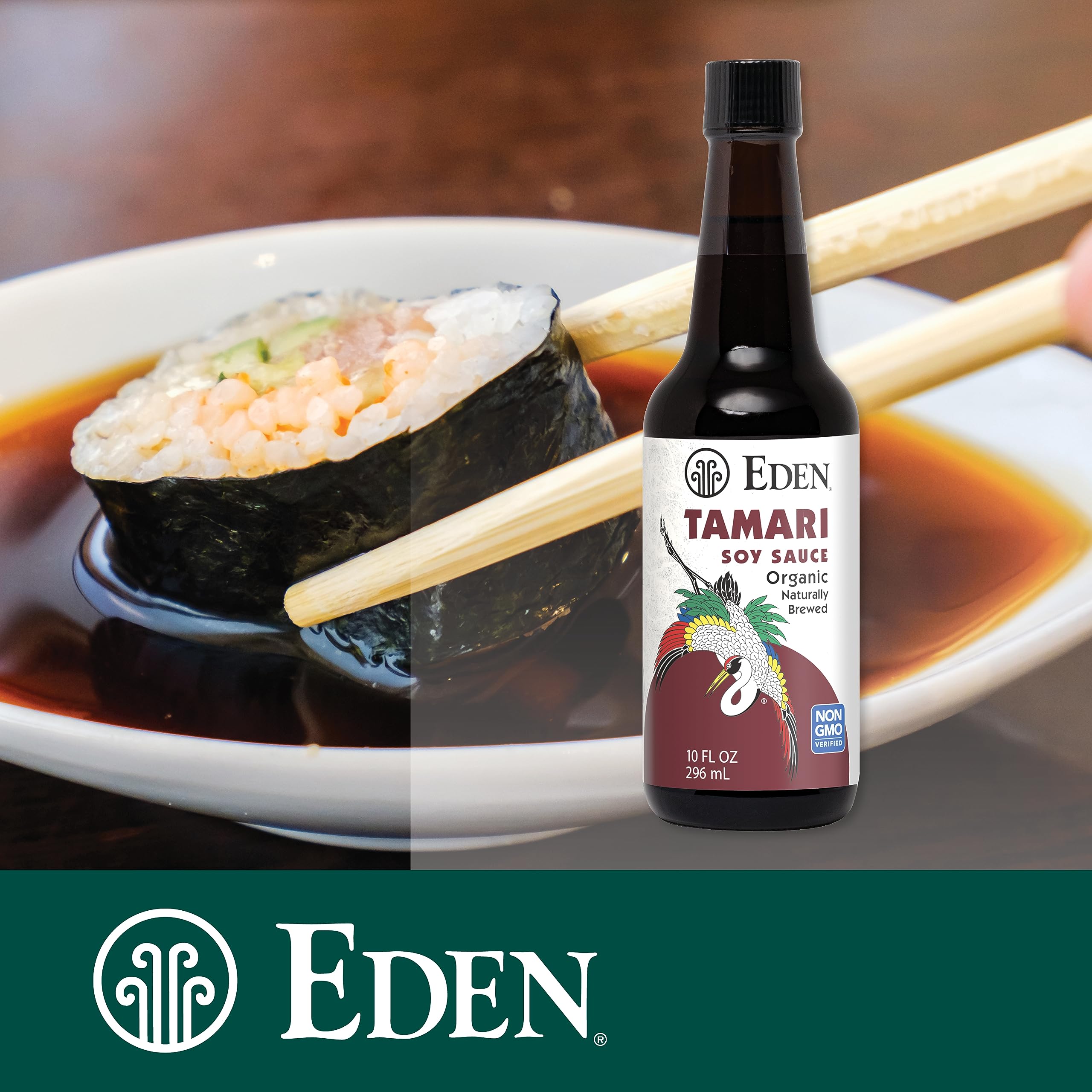 Foto 6 pulgar | Salsa De Soja Eden Organic Tamari Sin Gluten 300ml - Venta Internacional.