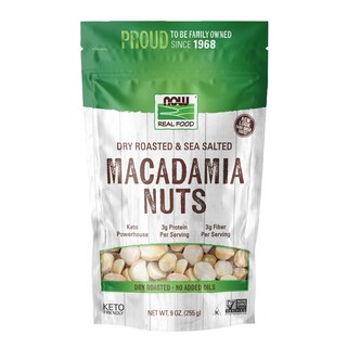 Foto 1 | Nueces De Macadamia Now Foods Tostadas En Seco Con Sal Marina 250 Ml - Venta Internacional.