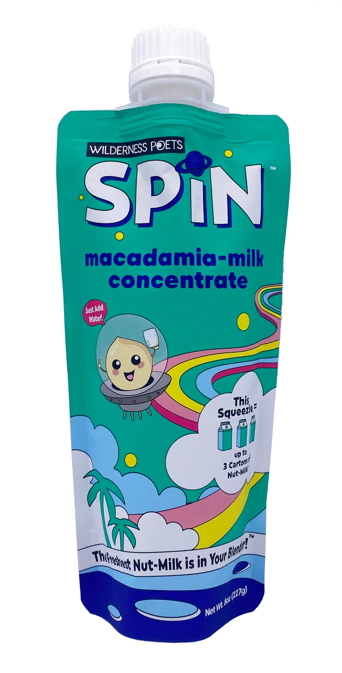 Foto 2 pulgar | Concentrado De Leche De Macadamia Wilderness Poets Spin 240 Ml - Venta Internacional.