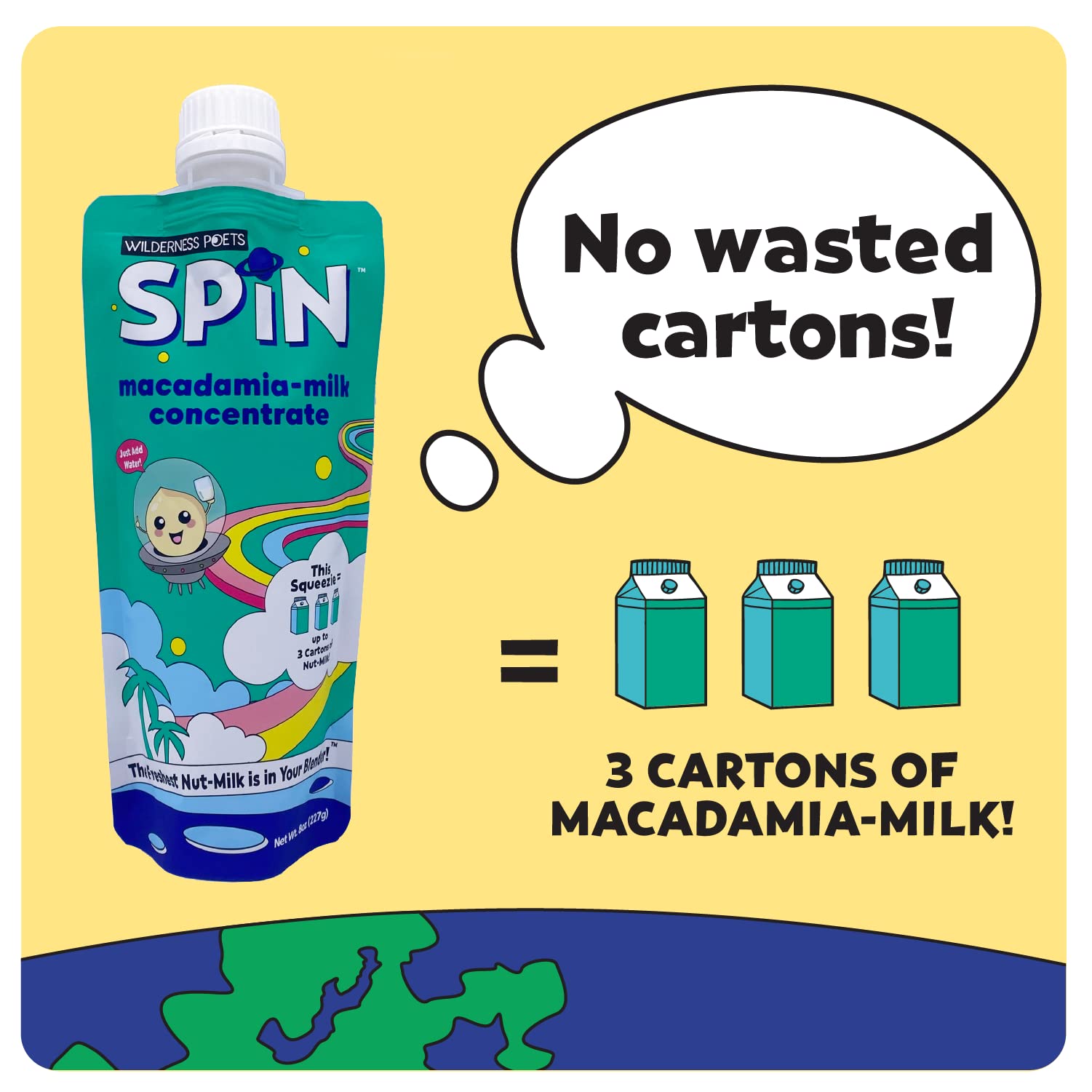 Foto 6 pulgar | Concentrado De Leche De Macadamia Wilderness Poets Spin 240 Ml - Venta Internacional.