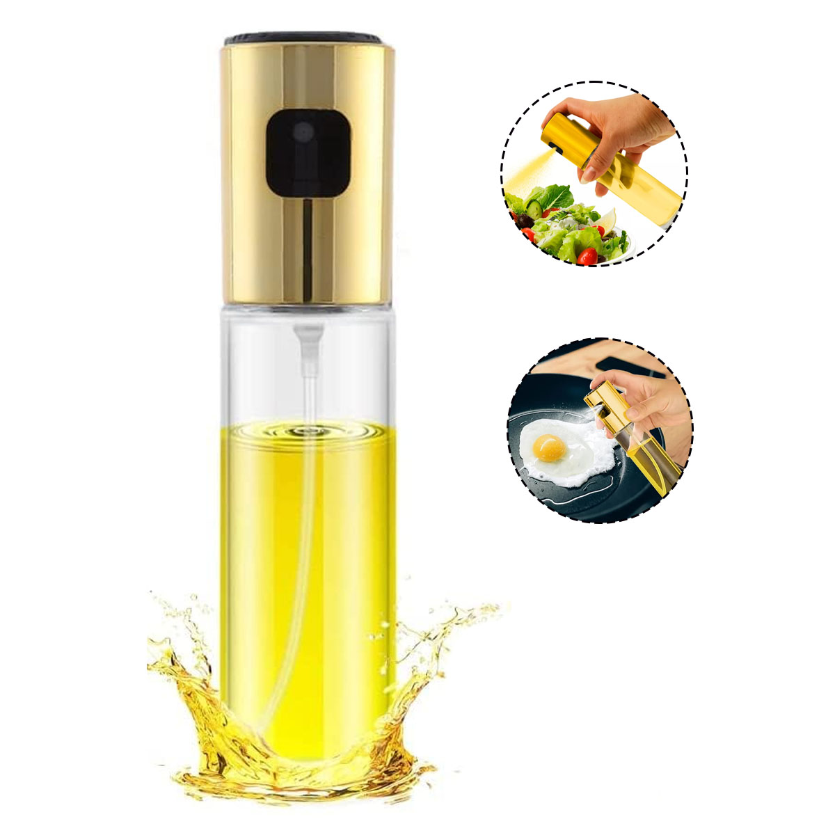 Foto 1 | Dispensador De Aceite Color Dorado Para Uso Doméstico Y Profesional