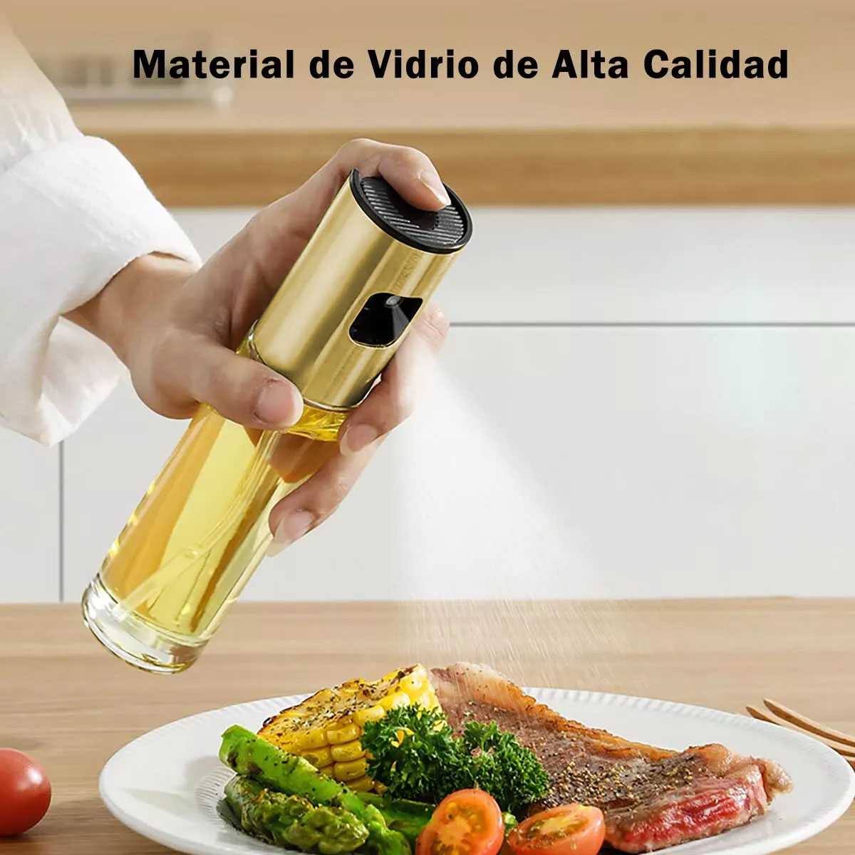 Foto 4 pulgar | Dispensador De Aceite Color Dorado Para Uso Doméstico Y Profesional