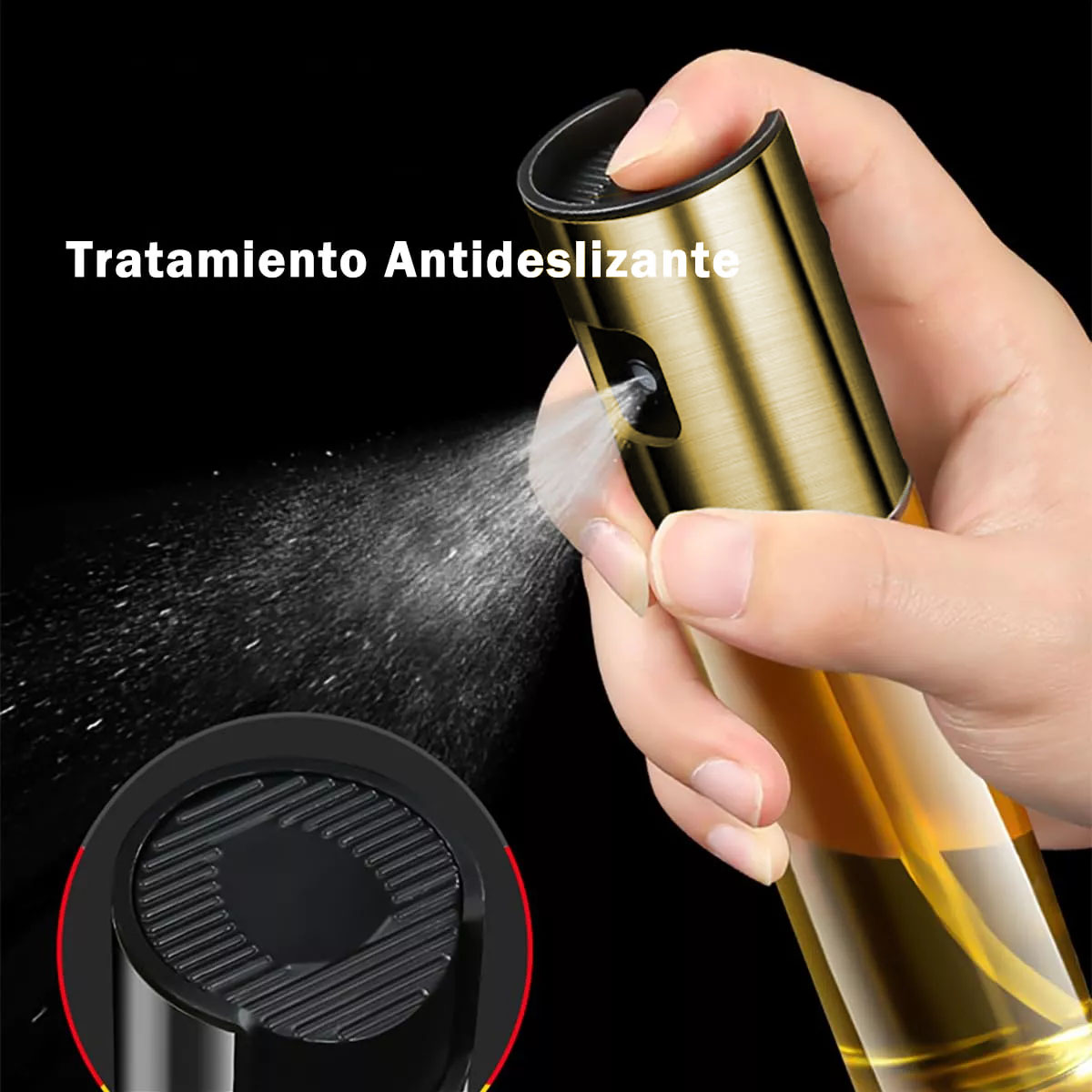 Foto 5 pulgar | Dispensador De Aceite Color Dorado Para Uso Doméstico Y Profesional