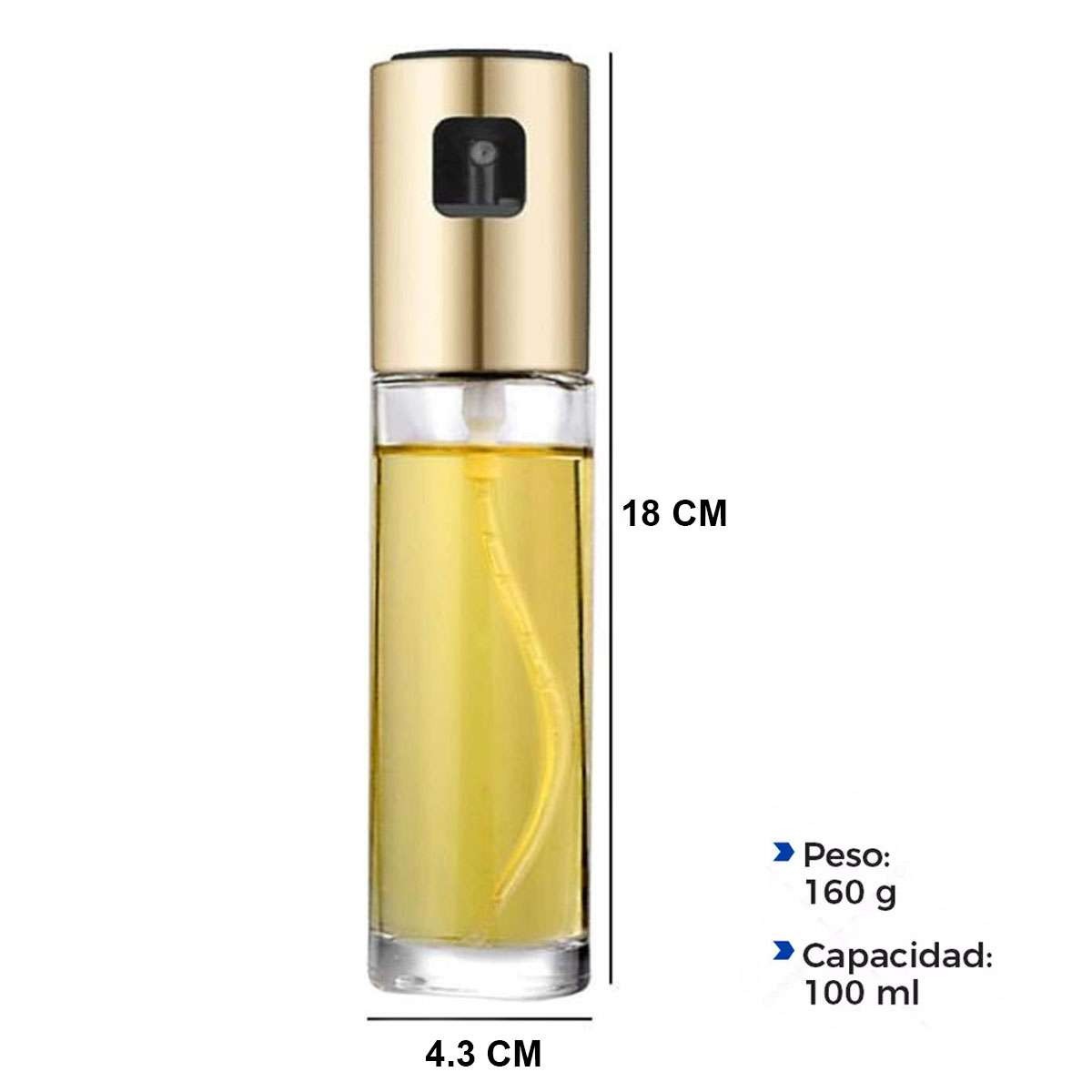 Foto 7 | Dispensador De Aceite Color Dorado Para Uso Doméstico Y Profesional