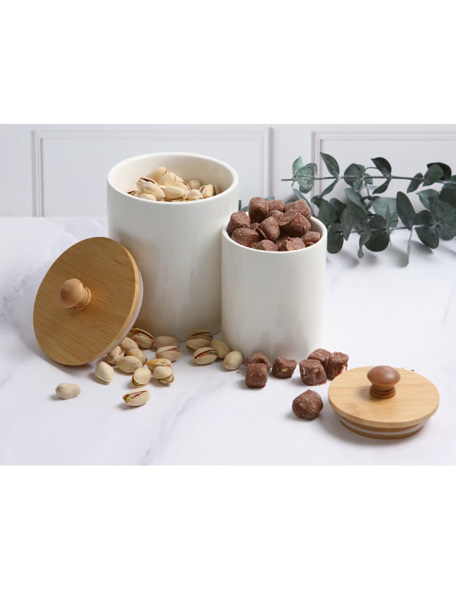 Foto 4 pulgar | Set De Contenedores De Ceramica