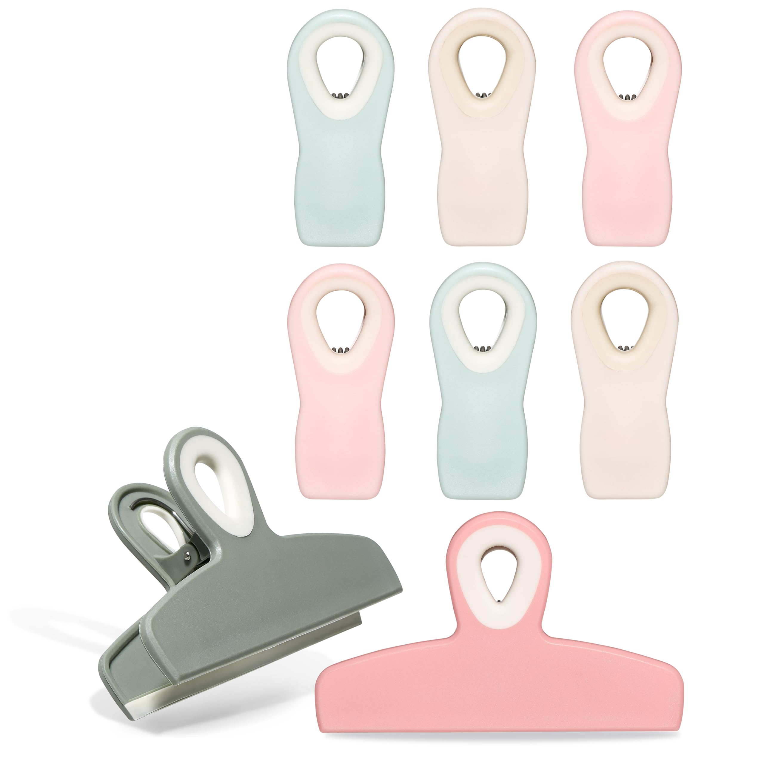 Juego De 8 Clips Para Bolsas Cook With Color, Resistentes - Venta Internacional.