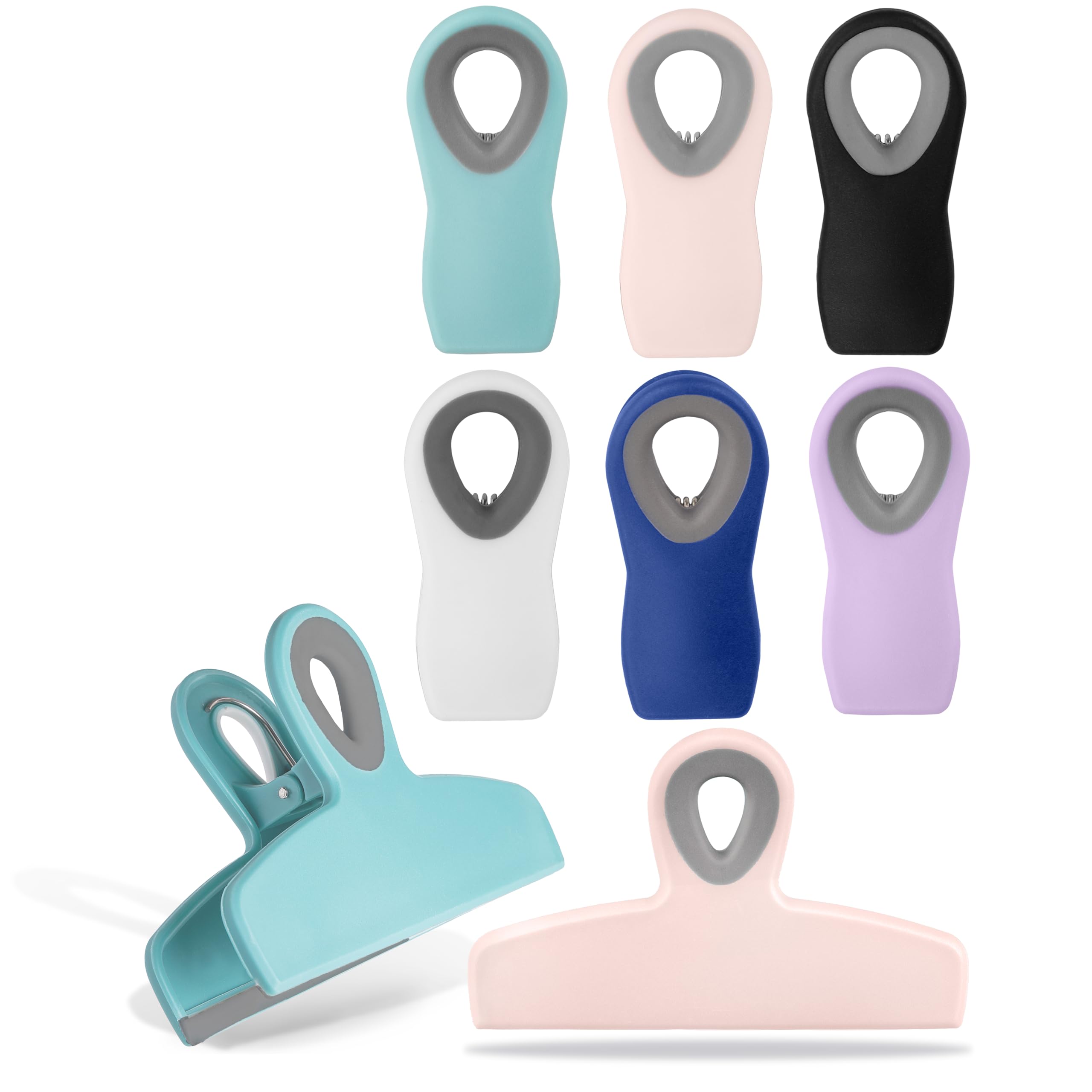 Foto 2 pulgar | Juego De 8 Clips Para Bolsas Cook With Color (2 Grandes Y 6 Imanes) - Venta Internacional.