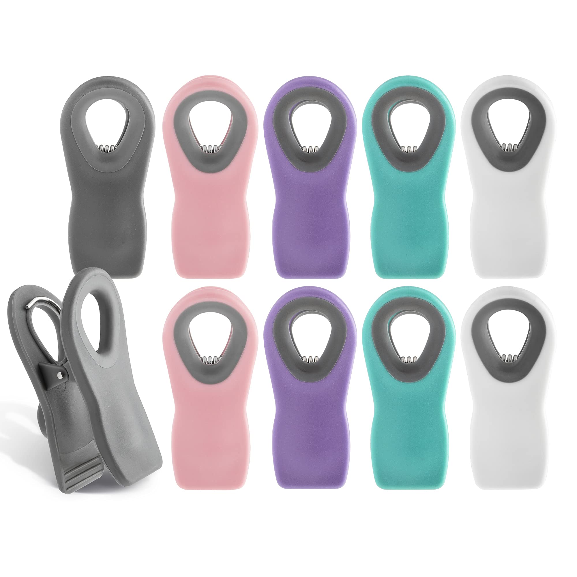 Foto 2 pulgar | Clips Para Bolsas De Patatas Fritas Cook With Color, 10 Unidades, Con Cierre Hermético - Venta Internacional.