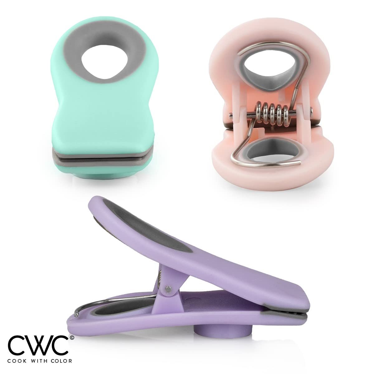 Foto 5 pulgar | Clips Para Bolsas De Patatas Fritas Cook With Color, 10 Unidades, Con Cierre Hermético - Venta Internacional.