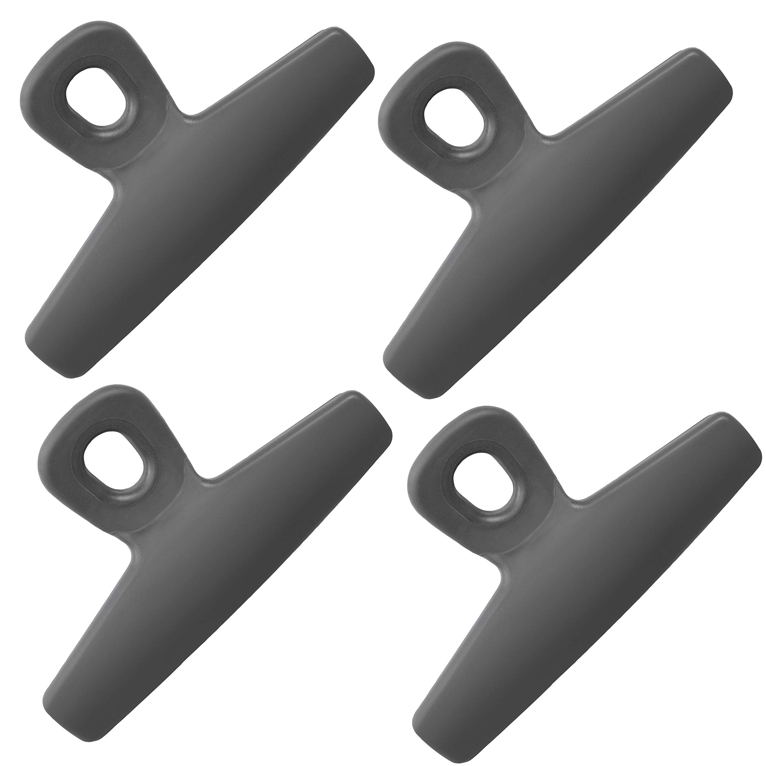 Foto 2 pulgar | Juego De 4 Clips Para Bolsas De Patatas Fritas Cook With Color, Color Gris, 12 Cm De Ancho - Venta Internacional.