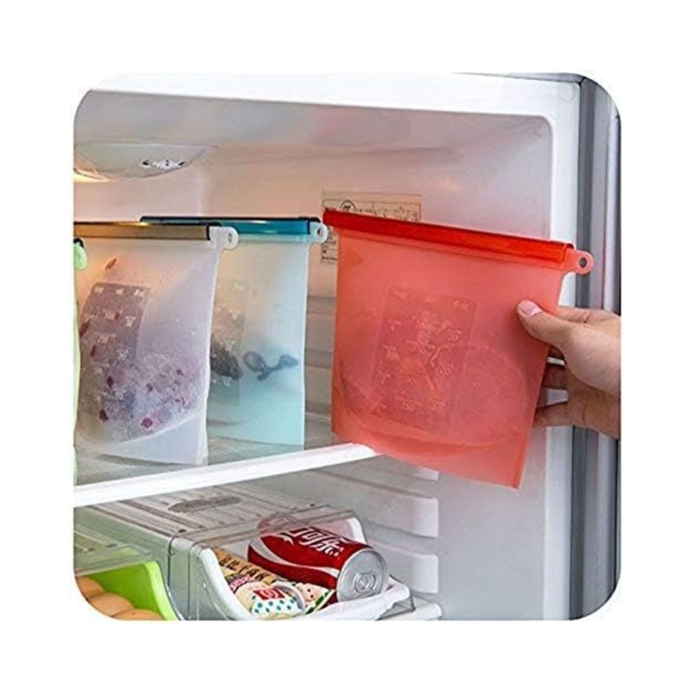 Foto 2 | Bolsa De Silicona Reutilizable De 1000 Ml - Venta Internacional.