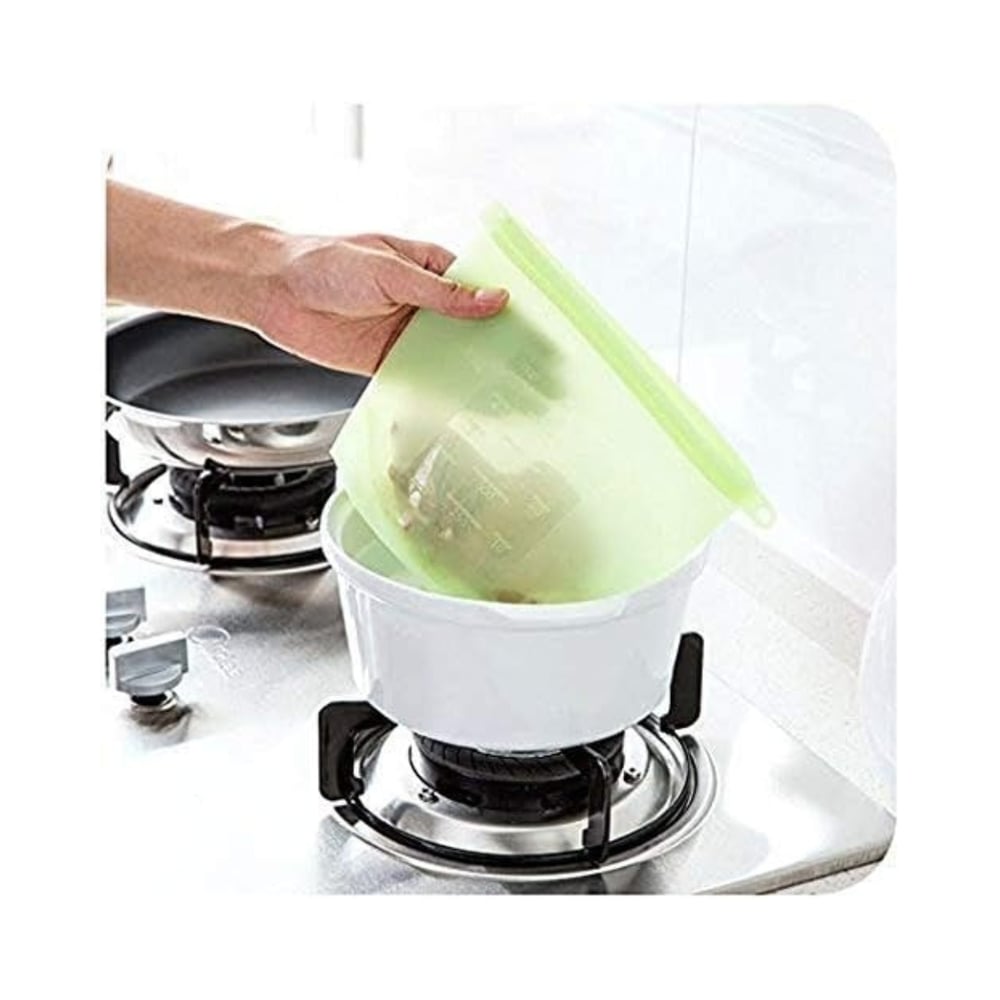 Foto 5 pulgar | Bolsa De Silicona Reutilizable De 1000 Ml - Venta Internacional.