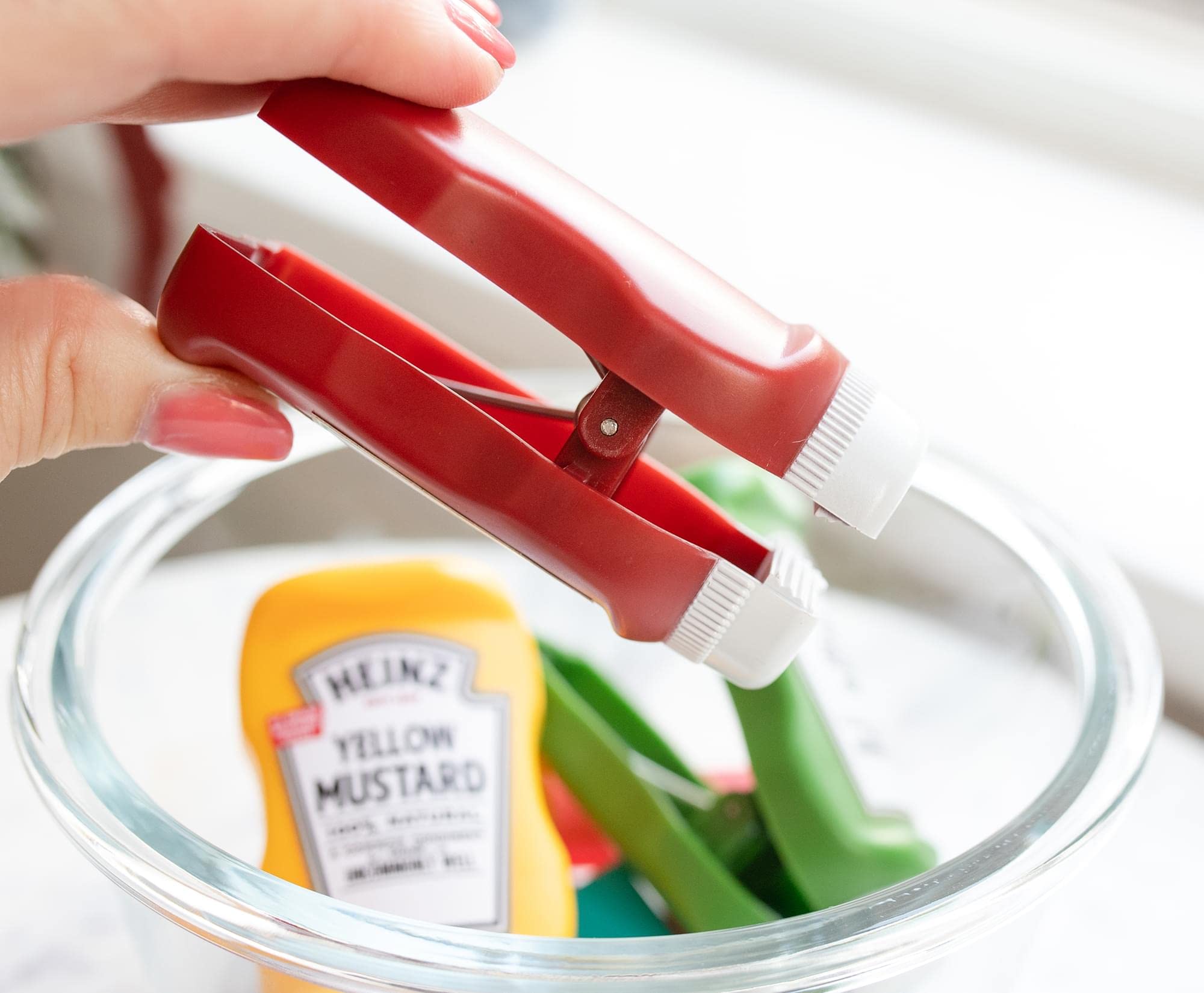 Foto 5 pulgar | Paquete De 3 Botellas De Plástico Chip Clips Heinz Para Pícnic - Venta Internacional.