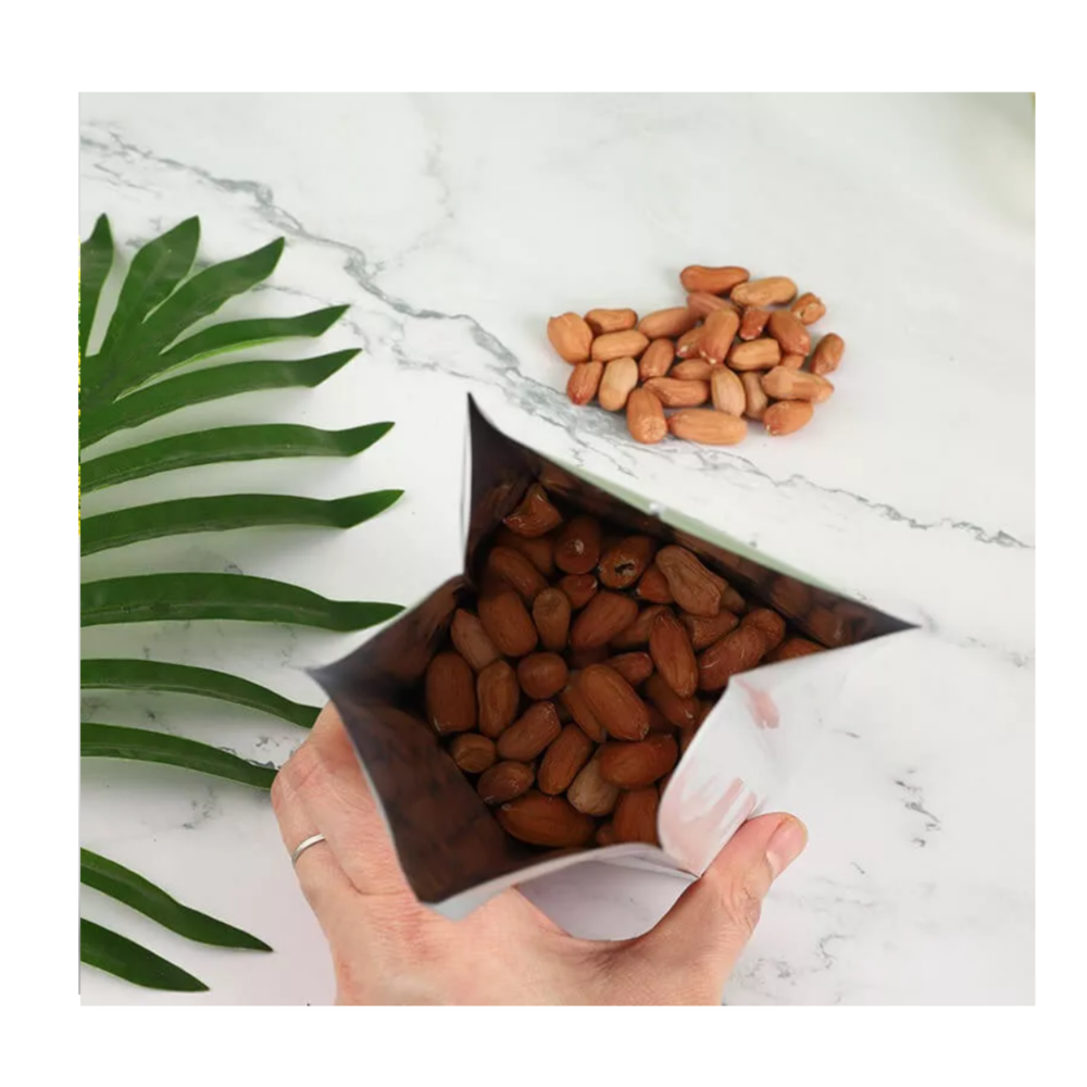 Foto 5 pulgar | Bolsas Metalizadas 1kg Para Café Semillas Alimentos Polvos Belug Plata