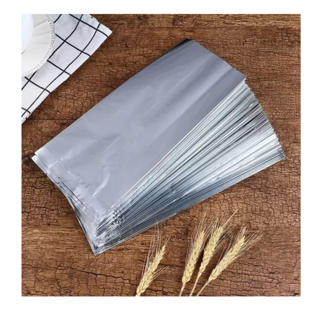 Foto 6 pulgar | Bolsas Metalizadas 1kg Para Café Semillas Alimentos Polvos Belug Plata