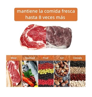 Foto 2 | Kit 6 Rollos Bolsas Alimentos Sellado Al Vacío 4 Tipos, Transparente